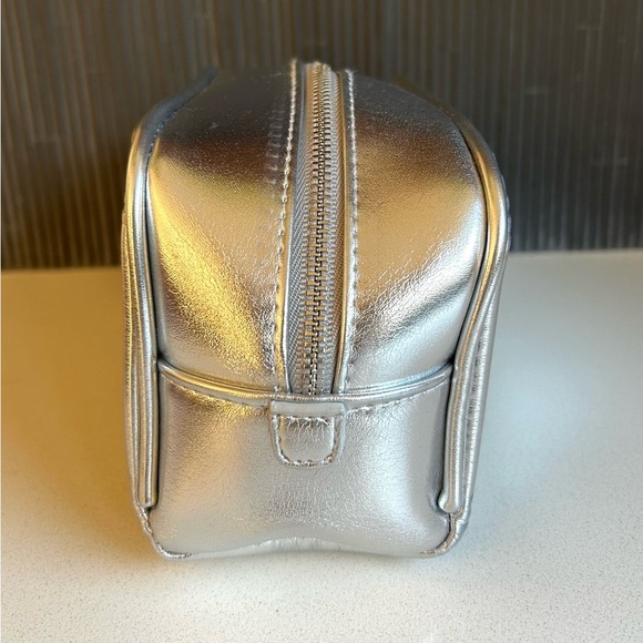 Jean Paul Gaultier Metallic Silver Cosmetic Pouch - Picture 5 of 13